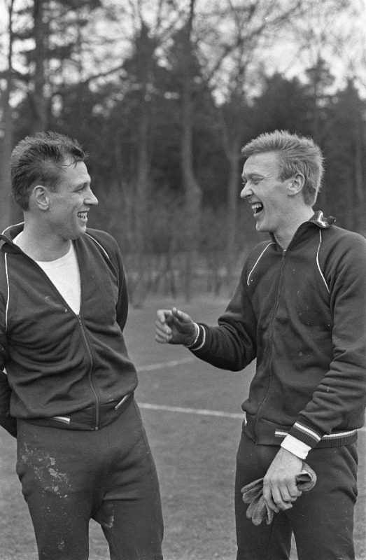 Tonny van Leeuwen en Pim Doesburg bij Oranje in Zeist.