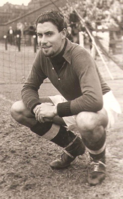 Wim Landman, als doelman van Sparta  op Het Kasteel.